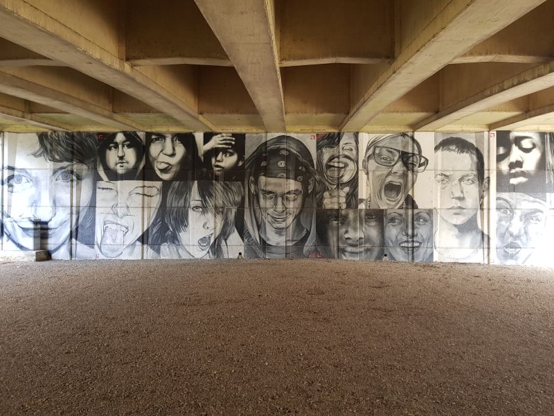 Mural under Royal Windsor Way